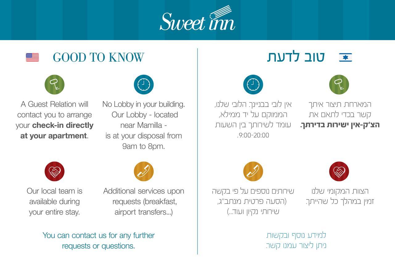 Sweet Inn - Heletz Street Jerusalem Eksteriør bilde